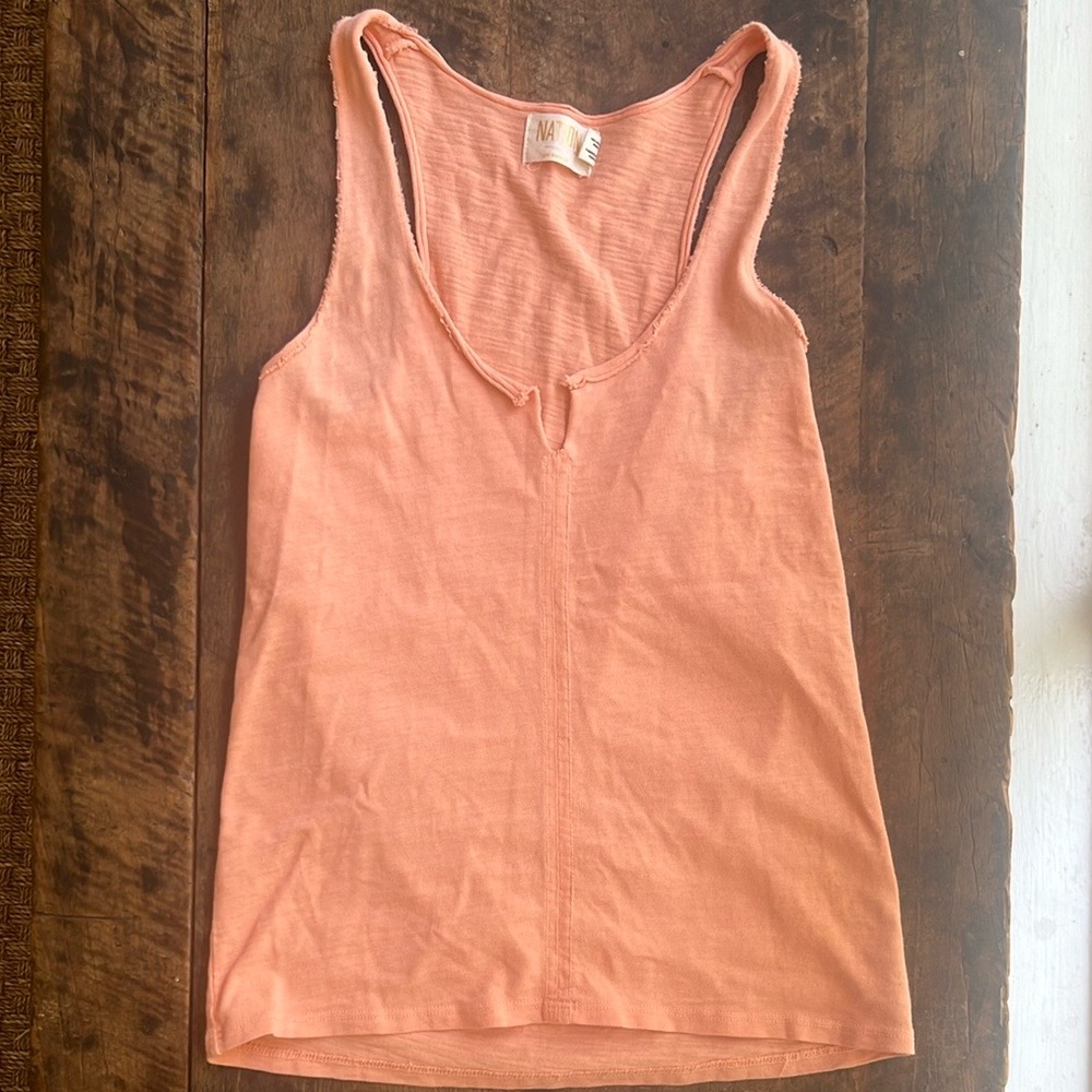 Nation Peach Sleeveless Women's Top